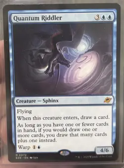 MTG Quantum Riddler - Edge of Eternities (EOE) #72 Non-Foil NM - Image 1