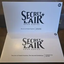 MTG Secret Lair Art Of Frank Frazetta Foil Sealed 1st & 2nd Editions Dark Ritual - Image 1