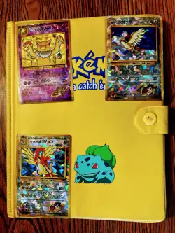 1999 Pokemon Bulbasaur Yellow Collector's Album Official Vintage Pocket Binder - Image 1