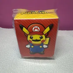 Pokemon Mario Pikachu Deck Box 2016 - Image 1