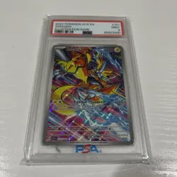 Pokemon 2024 SCR En-Stellar Crown Illustration Rare #151 Zeraora PSA 9 - Image 1