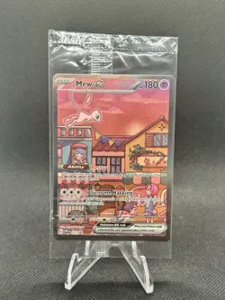 SEALED Mew ex SVP 053 Black Star Promo Full Art Pokemon TCG Scarlet Violet 151 - Image 1