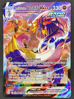 Pokemon Rapid Strike Urshifu VMAX TG21 BRS Brilliant Stars Trainer Gallery NM - Image 1