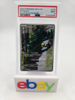 2023 POKEMON MEW EN-151 ILLUSTRATION RARE #175 PSYDUCK PSA 9 - Image 1