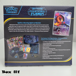 Phantasmal Flames Pokemon Center Elite Trainer PC ETB Sealed + Protector - Image 4