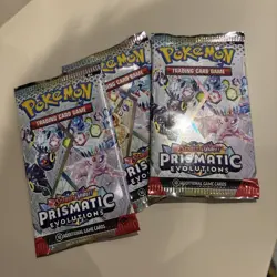 3 X Pokemon TCG Prismatic Evolutions Booster Pack - New & Sealed - Image 1