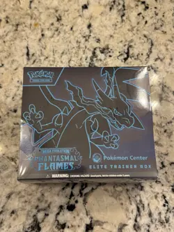 Sealed! Pokemon TCG Phantasmal Flames Pokemon Center Elite Trainer Box PKC ETB - Image 1