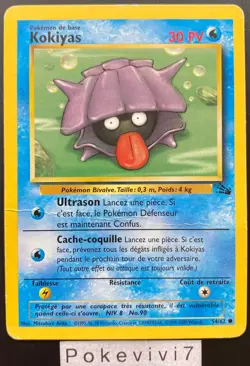 Carte Pokemon KOKIYAS 54/62 Commune FOSSILE EDITION 2 Wizards FR OCCASION - Image 1