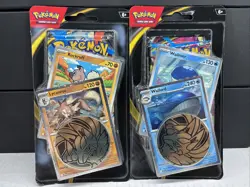 Pokemon TCG: Mega Evolution - Checklane Blister Booster LOT - Lycanroc + Wailord - Image 1