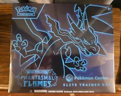Phantasmal Flames Pokemon Center Exclusive Elite Trainer Box ETB SEALED - Image 1