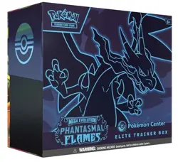 Pokemon Center Mega Evolution Phantasmal Flames Elite Trainer Box ETB PREORDER - Image 1