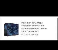 Pokemon TCG Phantasmal Flames Pokemon Center ETB Elite Trainer Box - Image 1