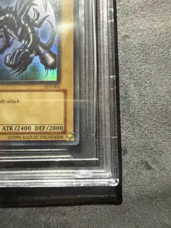 Yugioh BGS9 Red-Eyes Black Dragon SDJ-001 1st Edition NA Mint - Image 5