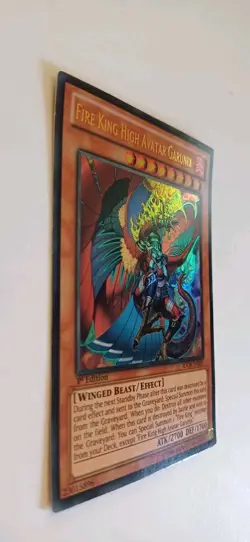 YuGiOh Fire King High Avatar Garunix Ultra Rare 1st Edition SDOK-EN001 - Image 2