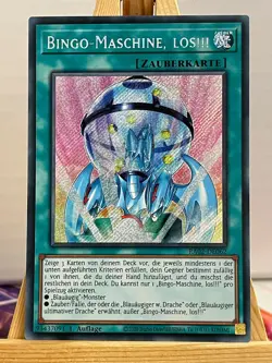 Bingo-Maschine, Los!!! RA02-DE062 Secret Rare Deutsch NM YUGIOH - Image 1