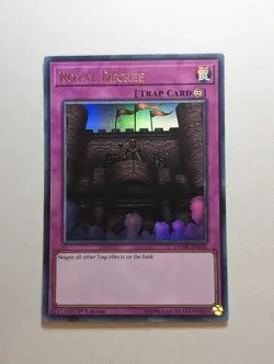 Royal Decree - DUDE-EN051 - Ultra Rare - 1st Edition - Yugioh - VLP - Image 1
