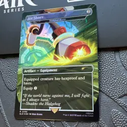 Air Shoes Swiftfoot Boots #2096🌈 FOIL SLD X Sonic Card In Hand Ready To Ship - Image 2