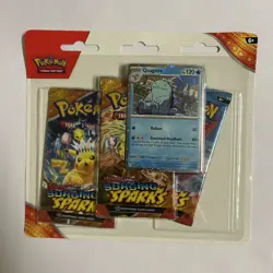 Pokemon Cards Scarlet Violet Surging Sparks 3 Pack Booster Blister Quagsire New - Image 1