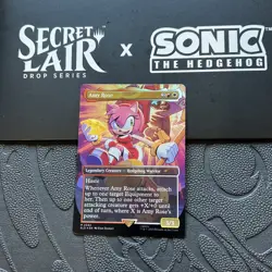 Amy Rose #2083 ?? FOIL SLD X Sonic Card In Hand Ready To Ship - Image 1