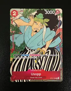 Usopp OP01-004 English Version 1st Anniversary Set Promo One Piece Card - MINT - Image 1