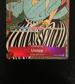Usopp OP01-004 English Version 1st Anniversary Set Promo One Piece Card - MINT - Image 3