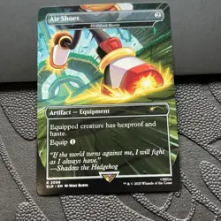 Air Shoes Swiftfoot Boots #2096 Reg Sonic X SLD MTG Card In Hand Ready To Ship - Image 2