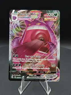 Gengar VMAX 157/264 Fusion Strike Ultra Rare Pokemon TCG Card NM - Image 1