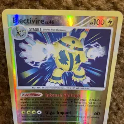 Pokemon Card Electivire (3/130) Diamond and Pearl Rare Holo Reverse Holo - Image 2