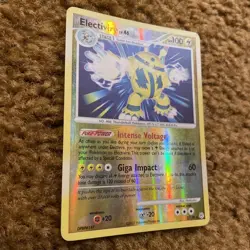 Pokemon Card Electivire (3/130) Diamond and Pearl Rare Holo Reverse Holo - Image 4