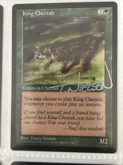 (MTG-10) Mixed Lot Of 9 Signed By Teresa Nielsen Magic The Gathering Cards - Image 4