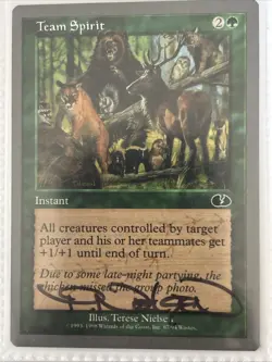 (MTG-10) Mixed Lot Of 9 Signed By Teresa Nielsen Magic The Gathering Cards - Image 5