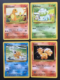 14 X WOTC Mix Base Set Fossil Wizards Pokemon Cards Bundle Charmander LP-Exc - Image 2