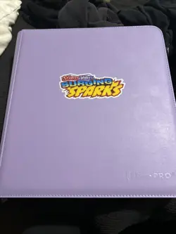 Surging Sparks Master Set Incomplete Pokemon Cards with Binder and More NM/M - Image 1