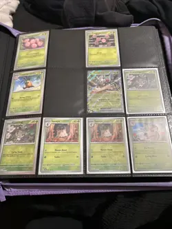 Surging Sparks Master Set Incomplete Pokemon Cards with Binder and More NM/M - Image 2