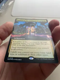 1xMTG Leyline of the Guildpact (Extended Art)-Murders at Karlov Manor-LP Foil - Image 3