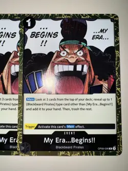 One Piece Card Game - OP09-096 - My Era ... Begins!! - Playset x4 - English - Image 4