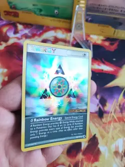 Pokemon Karte Card Rainbow Energy Ex Dragon Frontiers Reverse Stamp Holo Mint - Image 2