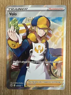 Volo - 151/159 - Pokemon Crown Zenith Sword & Shield Full Art Card NM - Image 1