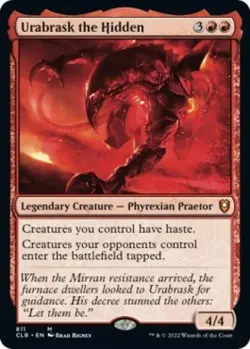 Urabrask the Hidden - Near Mint MTG Commander Legends: Battle for Baldur's Gate - Image 1