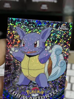 SPARKLE Wartortle #08 Topps Chrome 2000 Series 1 T.V Holo Pokemon Card TCG - Image 5