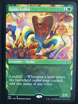 Lotus Cobra Showcase - ZNR - Mtg Card #5MF - Image 1