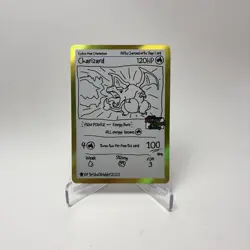 After Skool Hobby - Rare Sketch Charizard SR - Fan Art Card - (Yu Nagaba Style) - Image 1