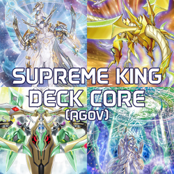 YuGiOh Supreme King Complete Deck Core Bundle 21 Cards AGOV - Image 1