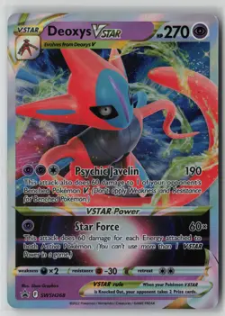 Deoxys VSTAR SWSH268 Pokemon SWSH Black Star Promo Near Mint Card (NM) 1 - Image 1