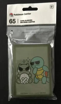 Substitute & Squirtle Sleeves X 65 Holds Pokemon Cards Pokemon Centre 2025 NEW - Image 1