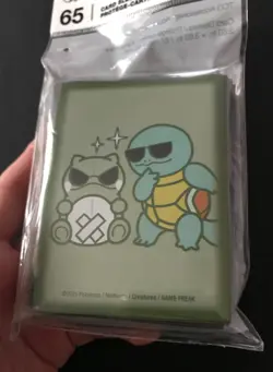 Substitute & Squirtle Sleeves X 65 Holds Pokemon Cards Pokemon Centre 2025 NEW - Image 3