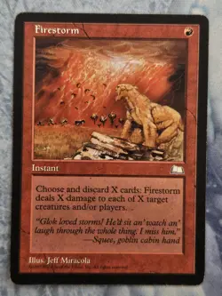 Firestorm - Weatherlight - Magic the Gathering - MTG - Light Play - Image 1