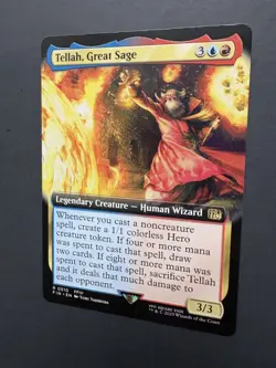 MTG Magic the Gathering x Final Fantasy - Tellah, Great Sage Extended NM In Hand - Image 2