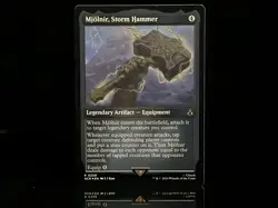 Mjolnir, Storm Hammer #258 R (Foil Etched) Universes Beyond Assassin's Creed MTG - Image 1