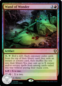 MTG Wand of Wonder | NM Foil | Battle for Baldur's Gate {CLB} - Image 1